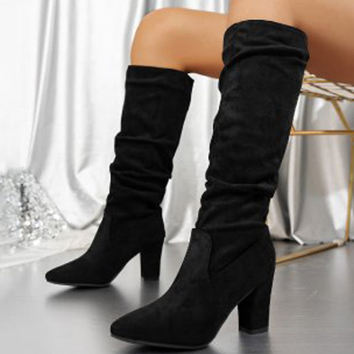 Sienna Luxe™ | Suede Heel Boots
